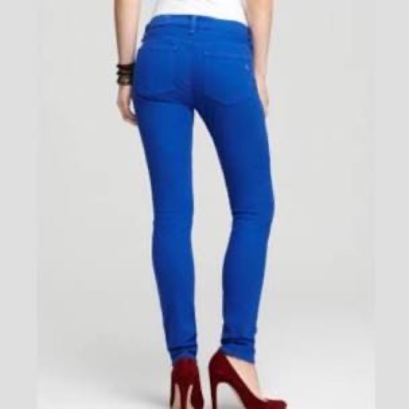 Rag & Bone Skinny Jeans Royal Blue Size 27 - Picture 2 of 9
